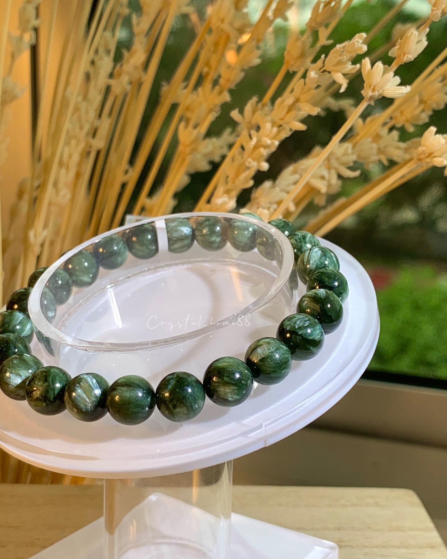 绿龙晶 Green Seraphinite
