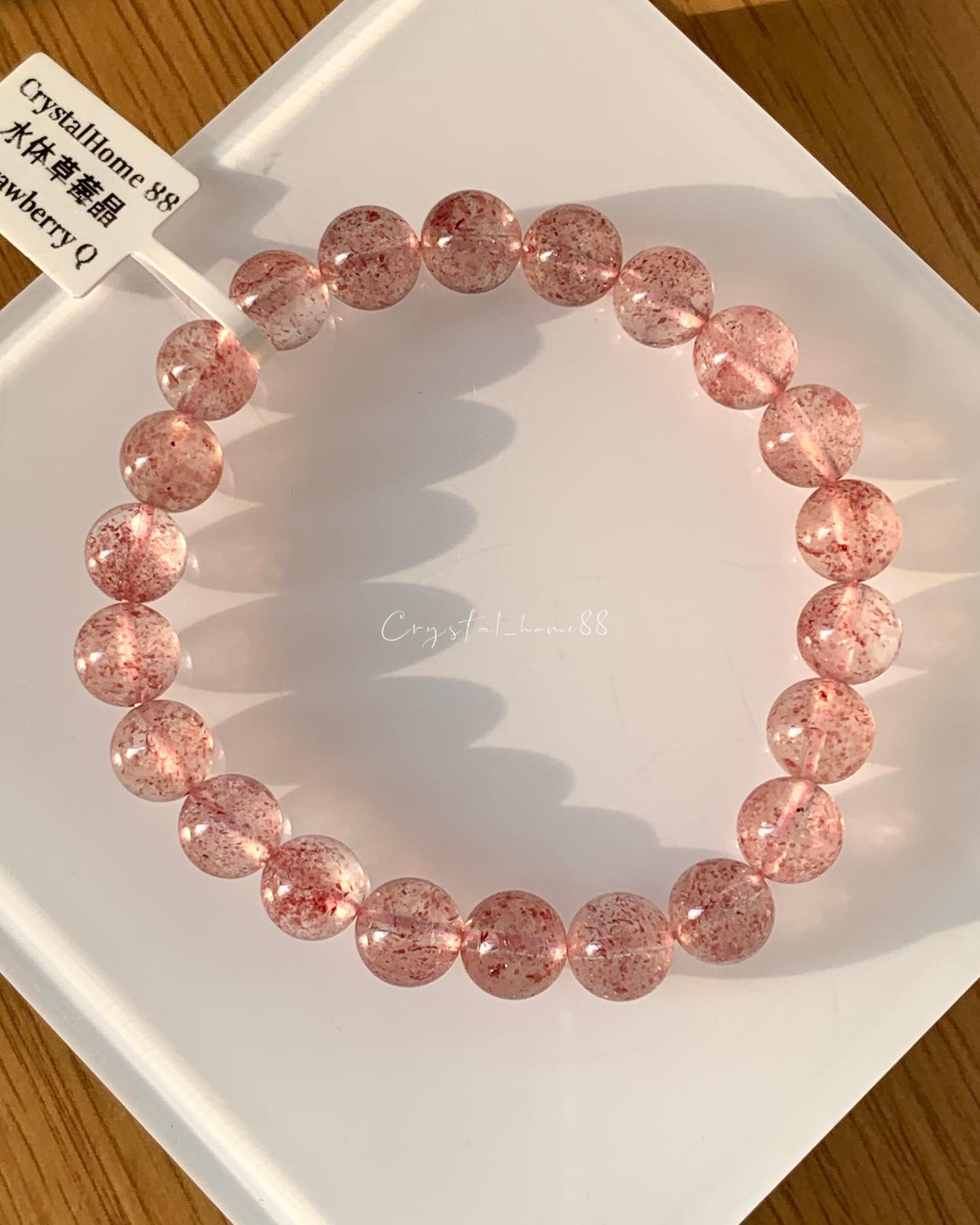 水体草莓晶 Strawberry Quartz