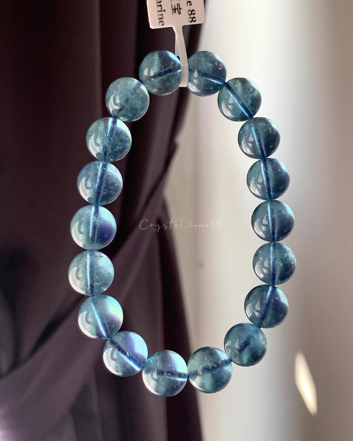 收藏级 · 碎冰魔鬼蓝海蓝宝 Aquamarine