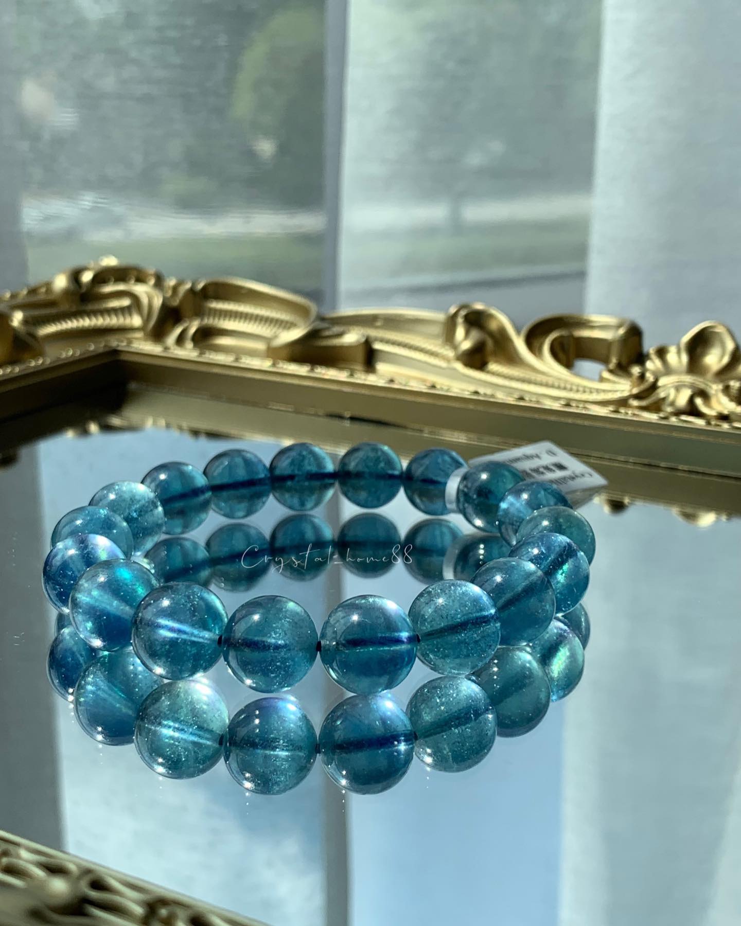 收藏级 · 碎冰魔鬼蓝海蓝宝 Aquamarine