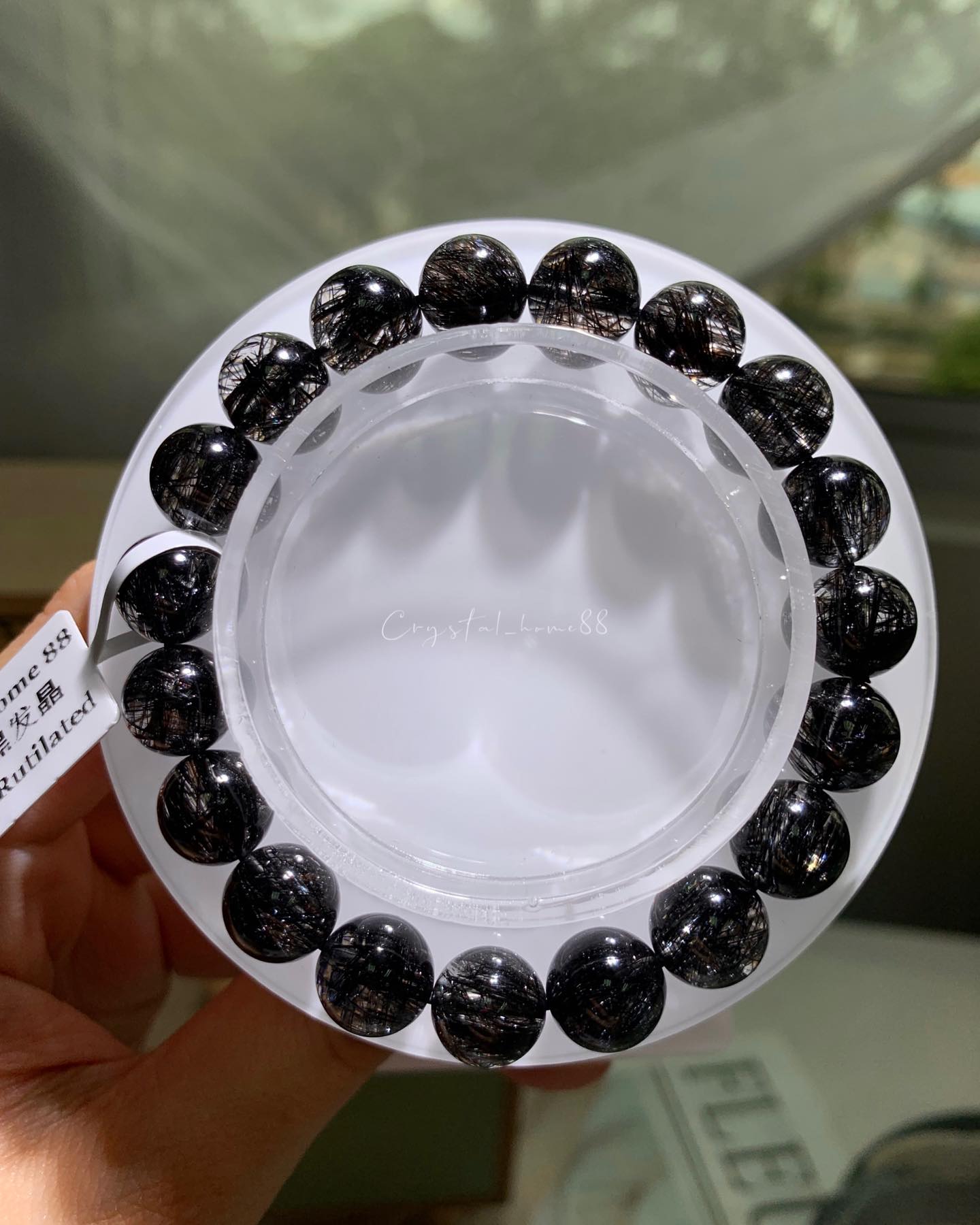 高品黑发晶 Black Rutilated Quartz(B13)