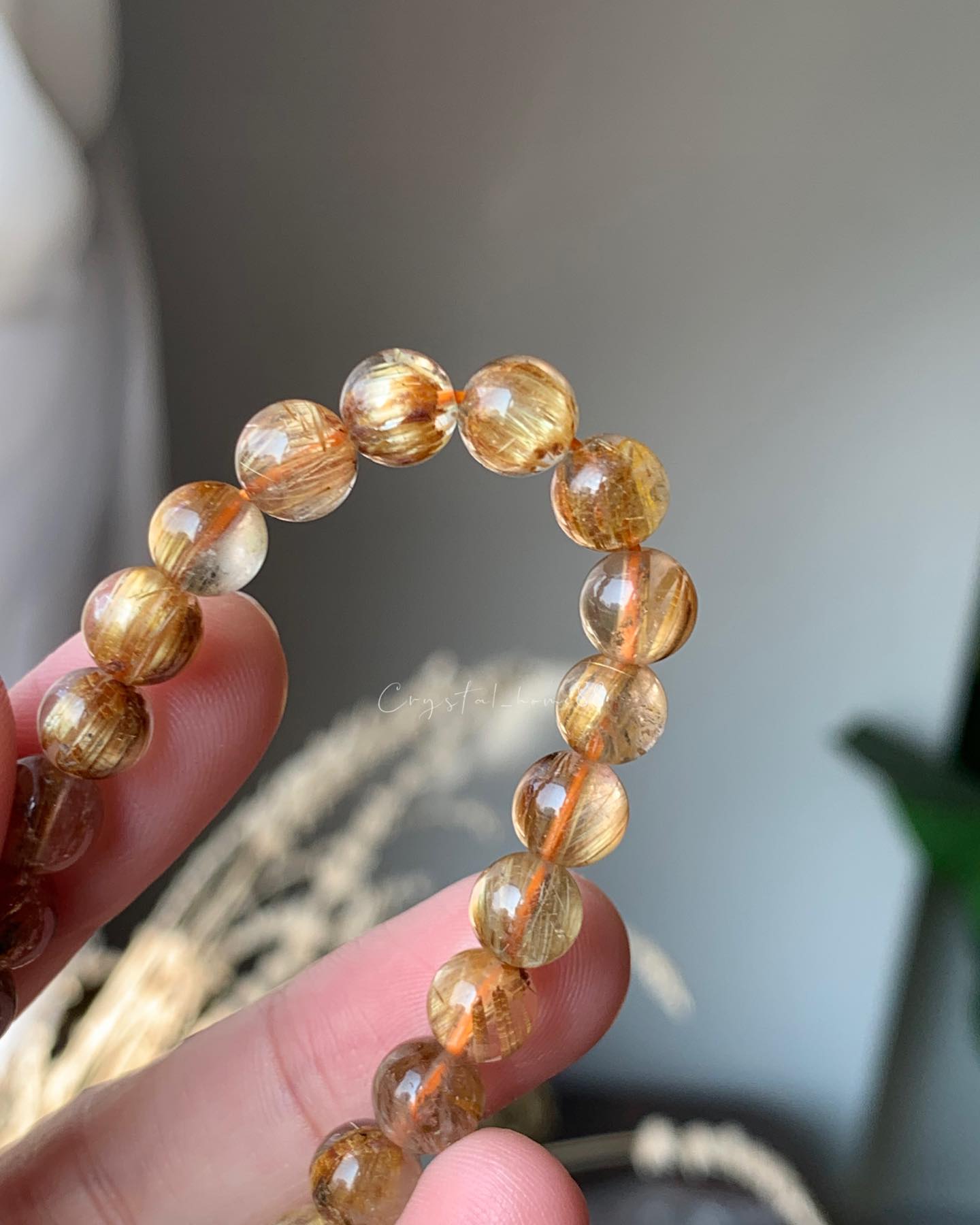 钛晶 Golden Rutilated Quartz(T05)