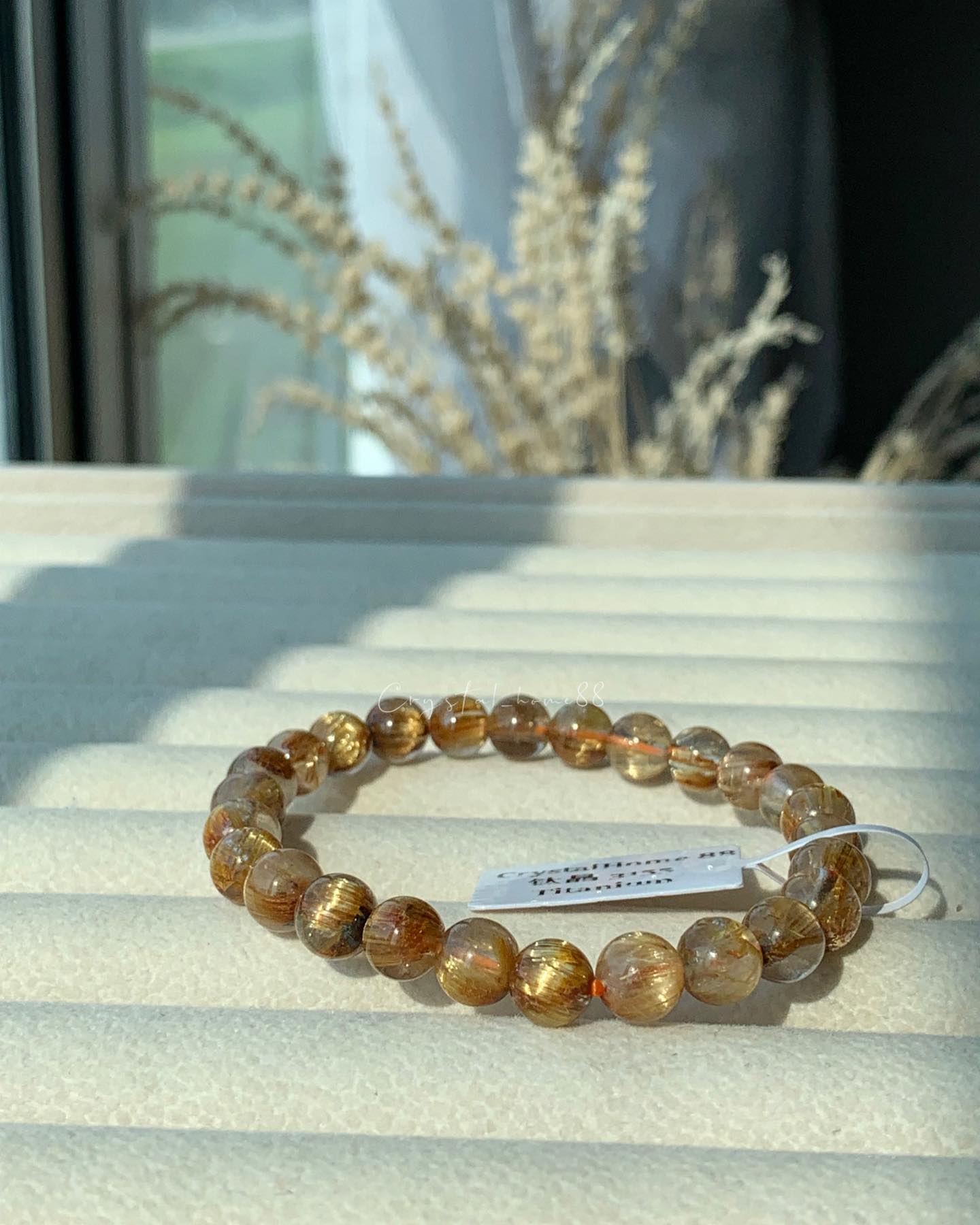 钛晶 Golden Rutilated Quartz(T05)