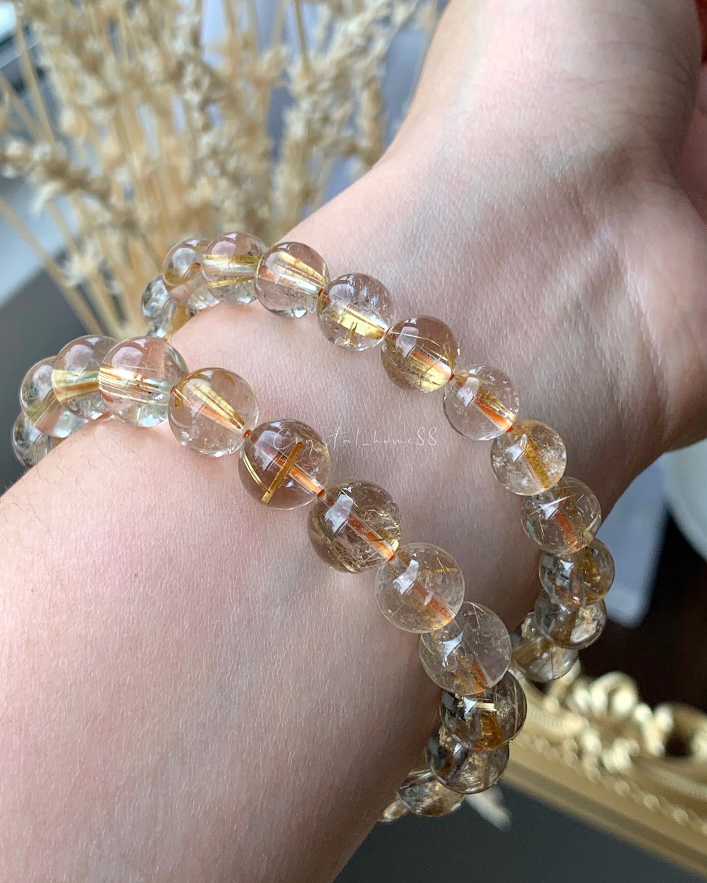 金发晶 Gold Rutilated Quartz(R02)