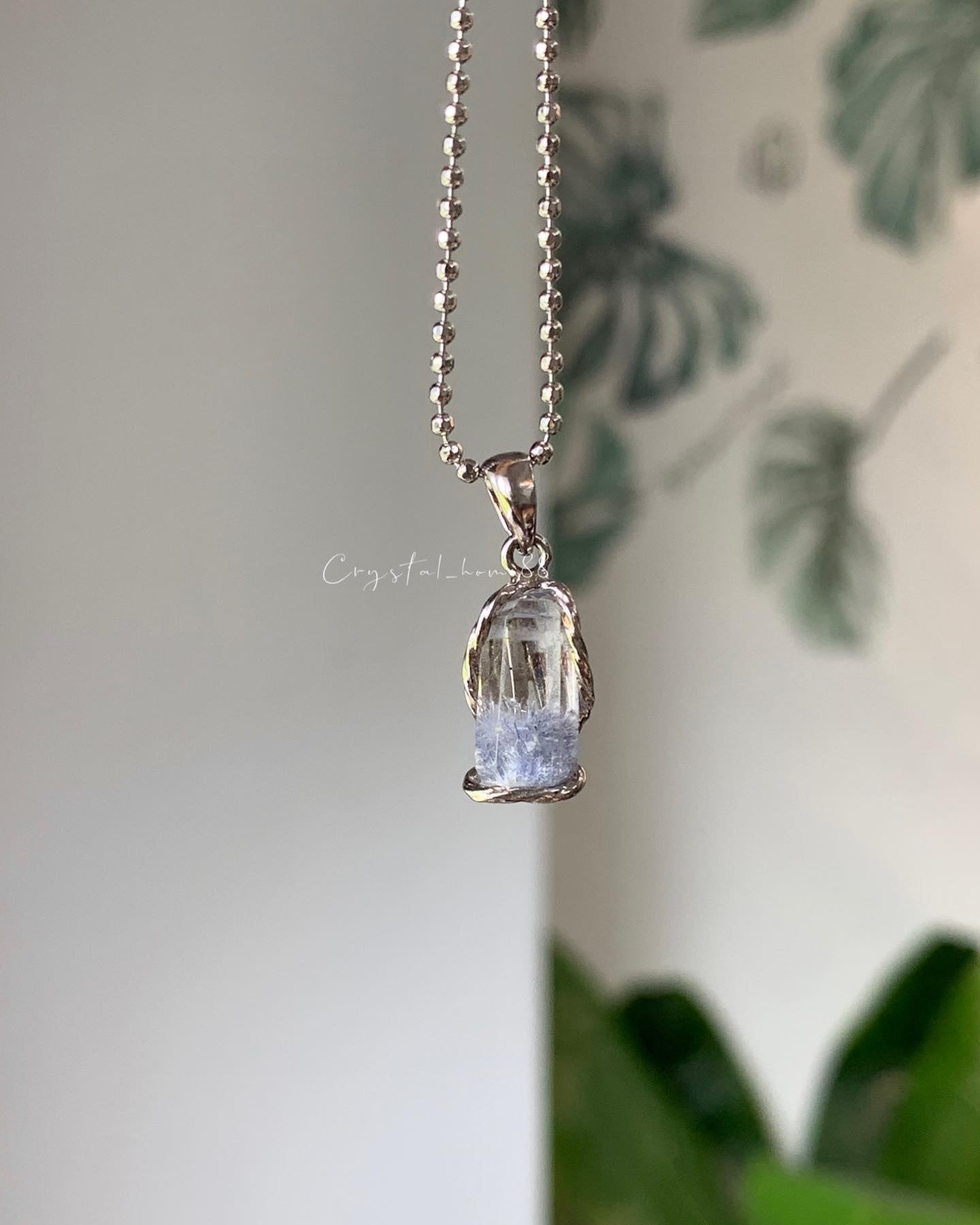 蓝线石吊坠 Dumortierite