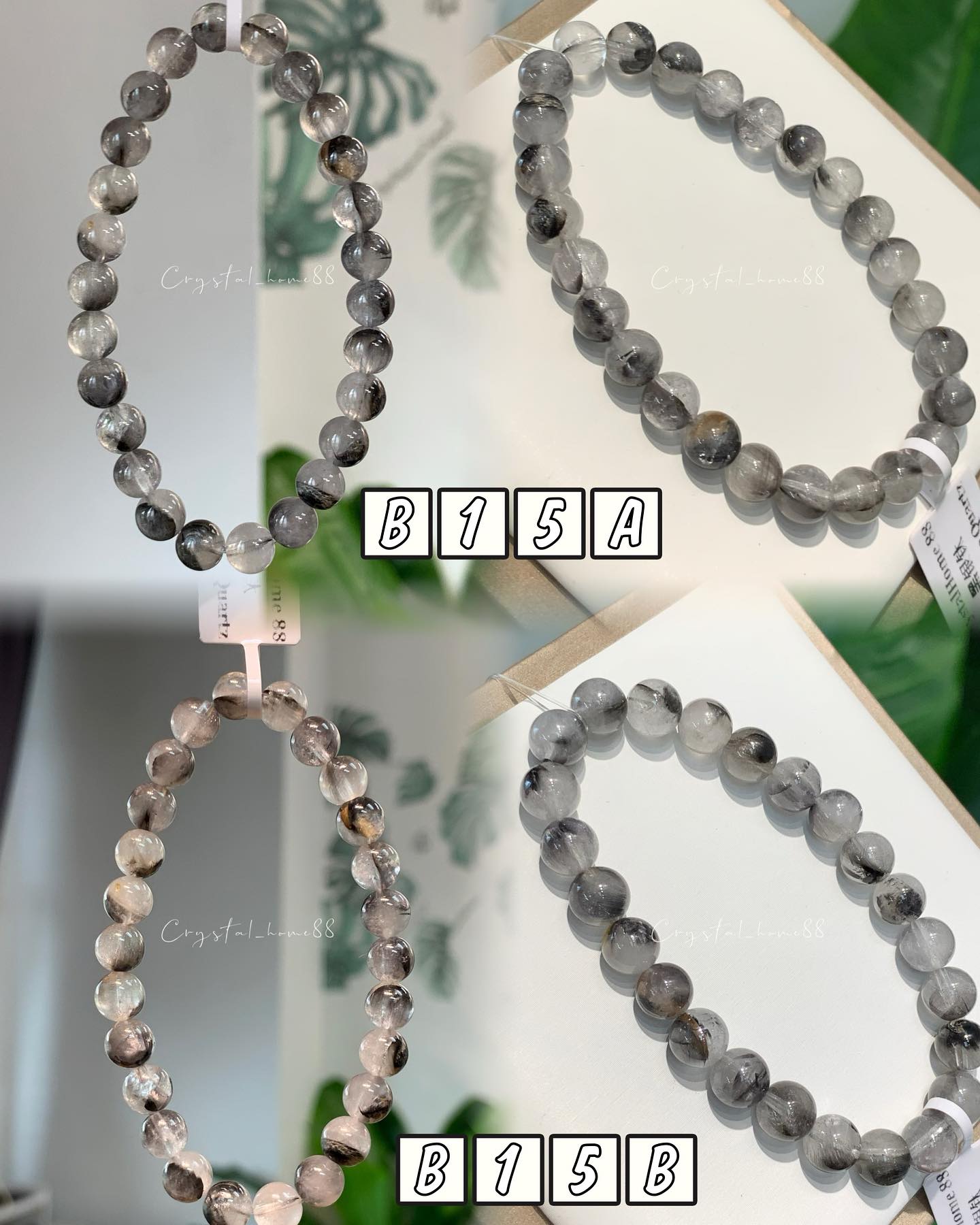 黑银钛 Brookite Quartz(B15)