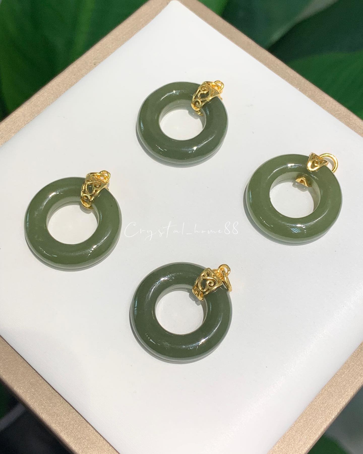 和田玉平安扣吊坠 Hetian Jade(H27)
