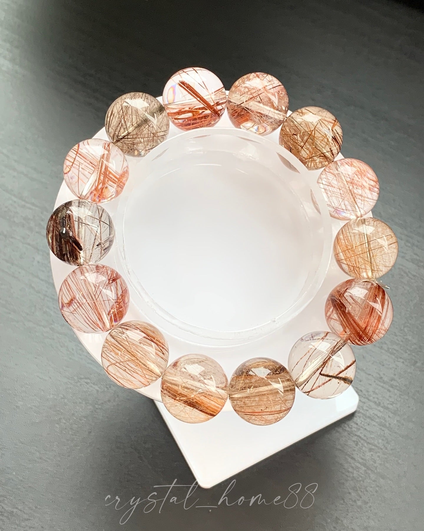 A体红铜发晶 Copper Rutilated Quartz(C24)