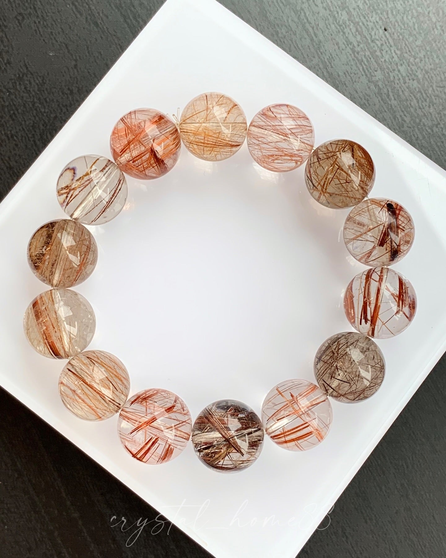 A体红铜发晶 Copper Rutilated Quartz(C24)
