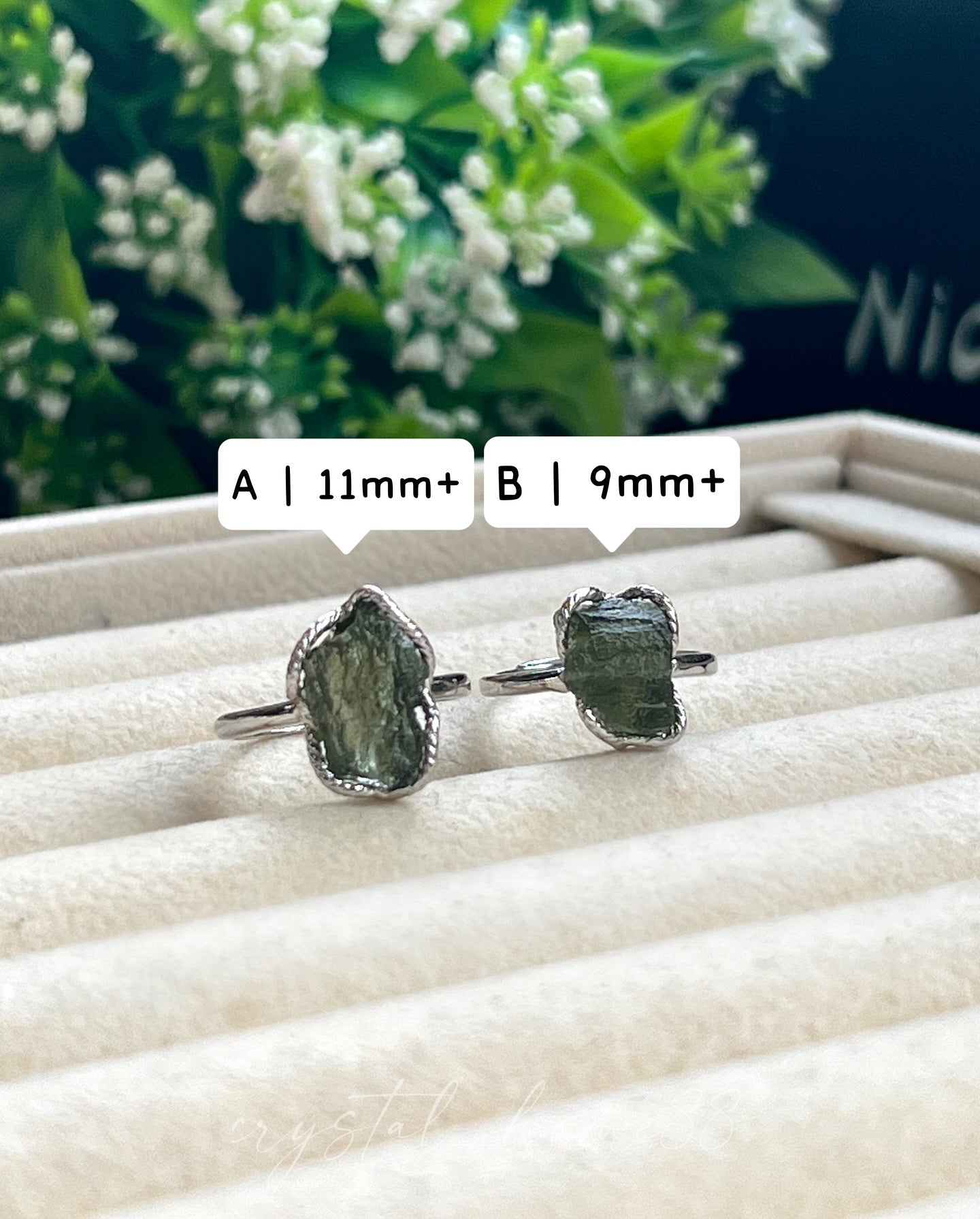捷克陨石戒指 Moldavite(M24)