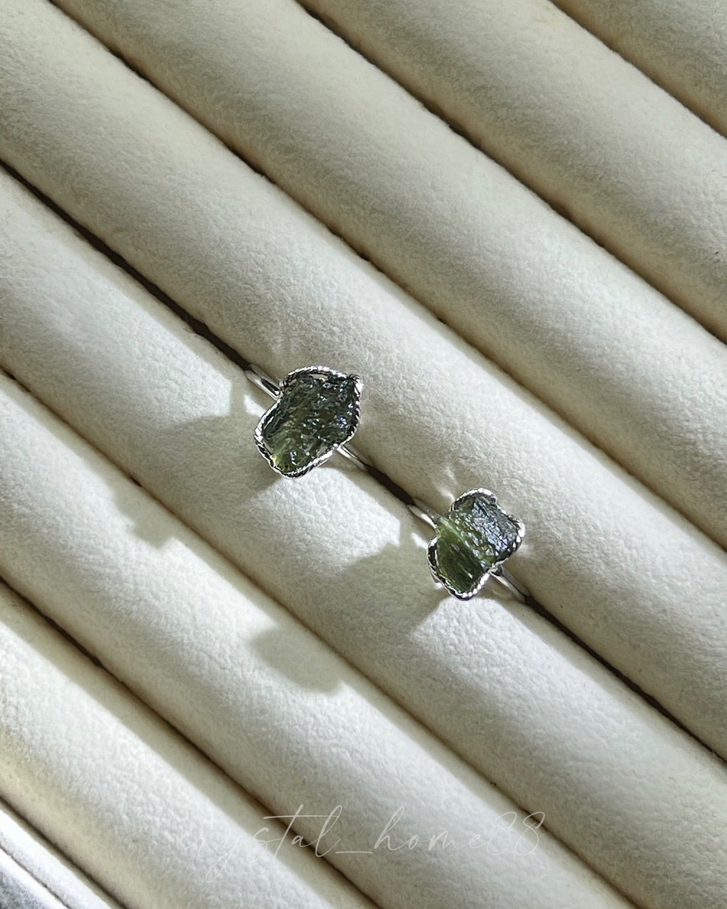 捷克陨石戒指 Moldavite(M24)