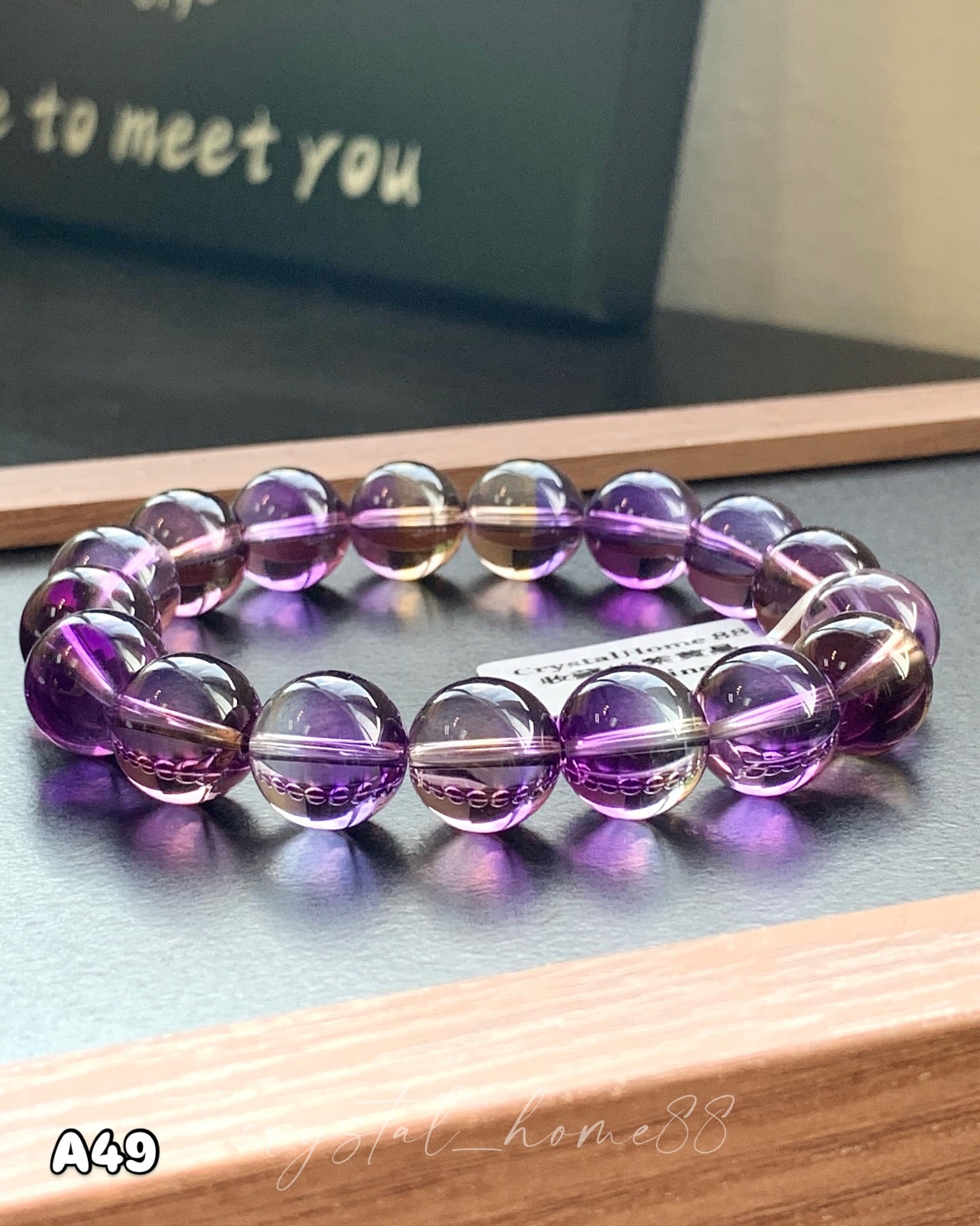收藏级紫黄晶 · 共生矿 Ametrine(A49)