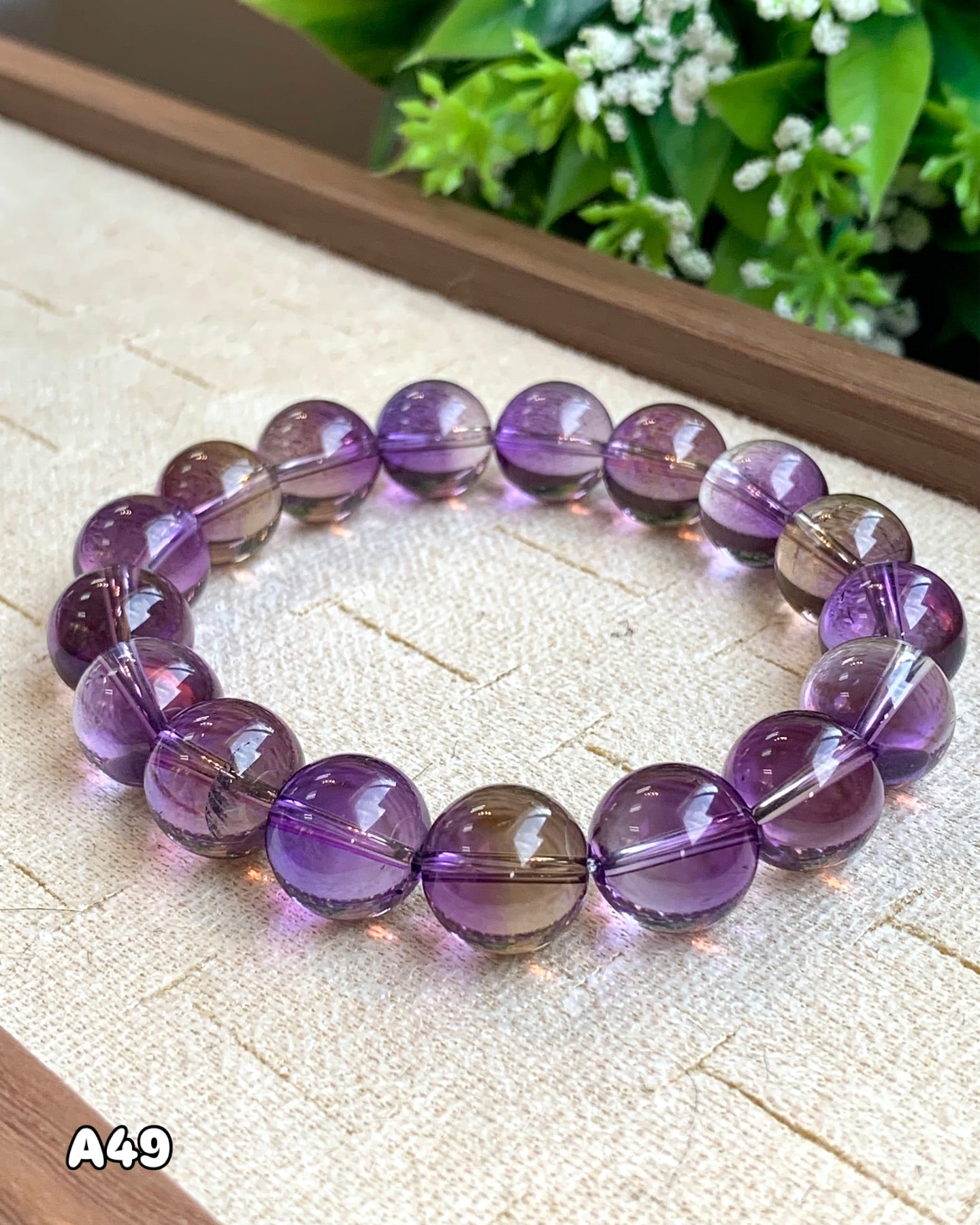 收藏级紫黄晶 · 共生矿 Ametrine(A49)