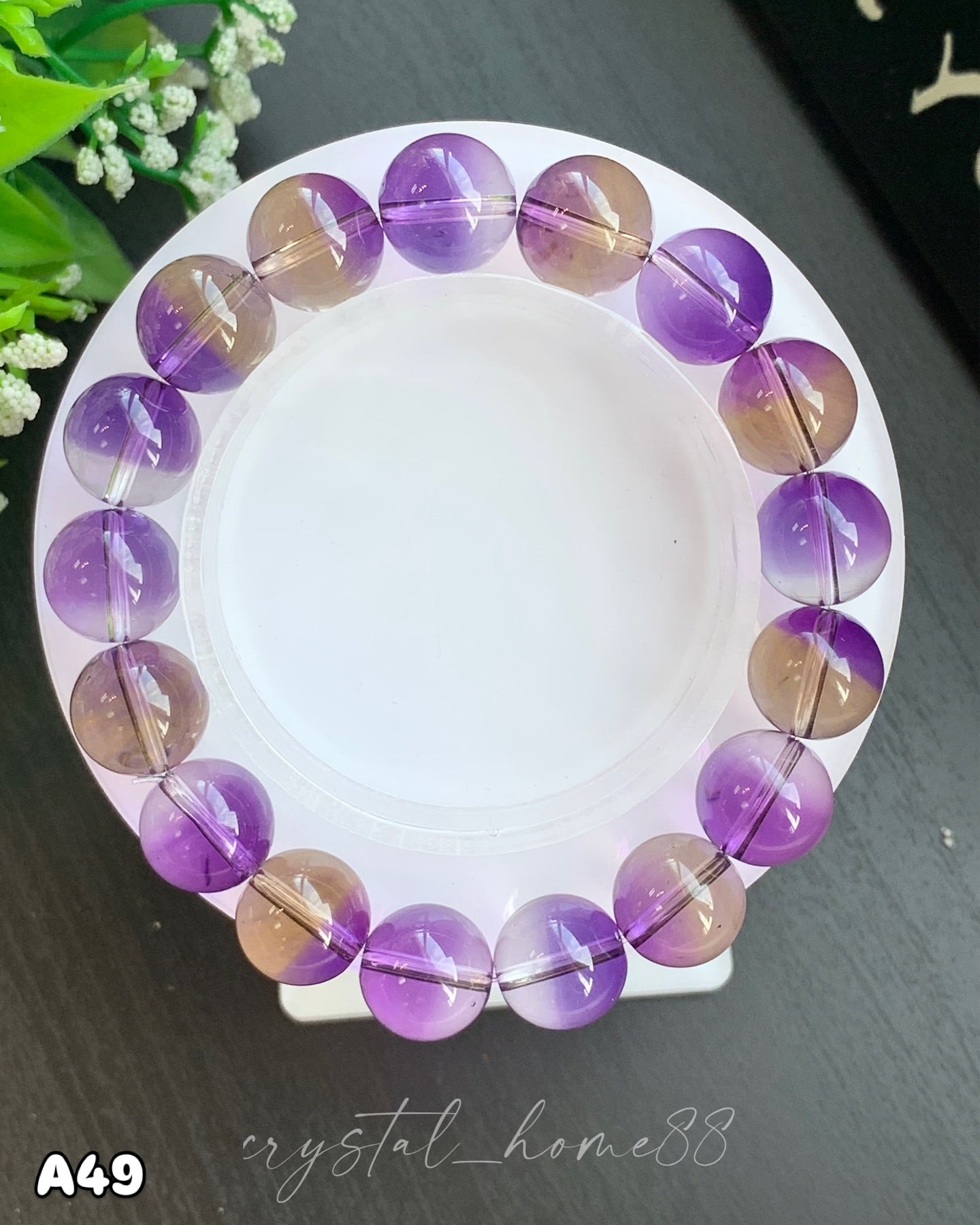 收藏级紫黄晶 · 共生矿 Ametrine(A49)