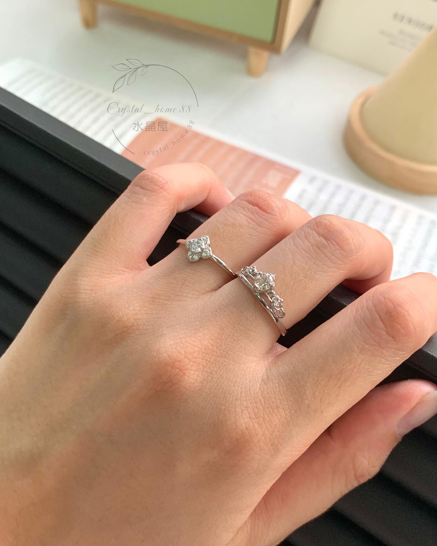莫桑钻戒指 Moissanite Ring