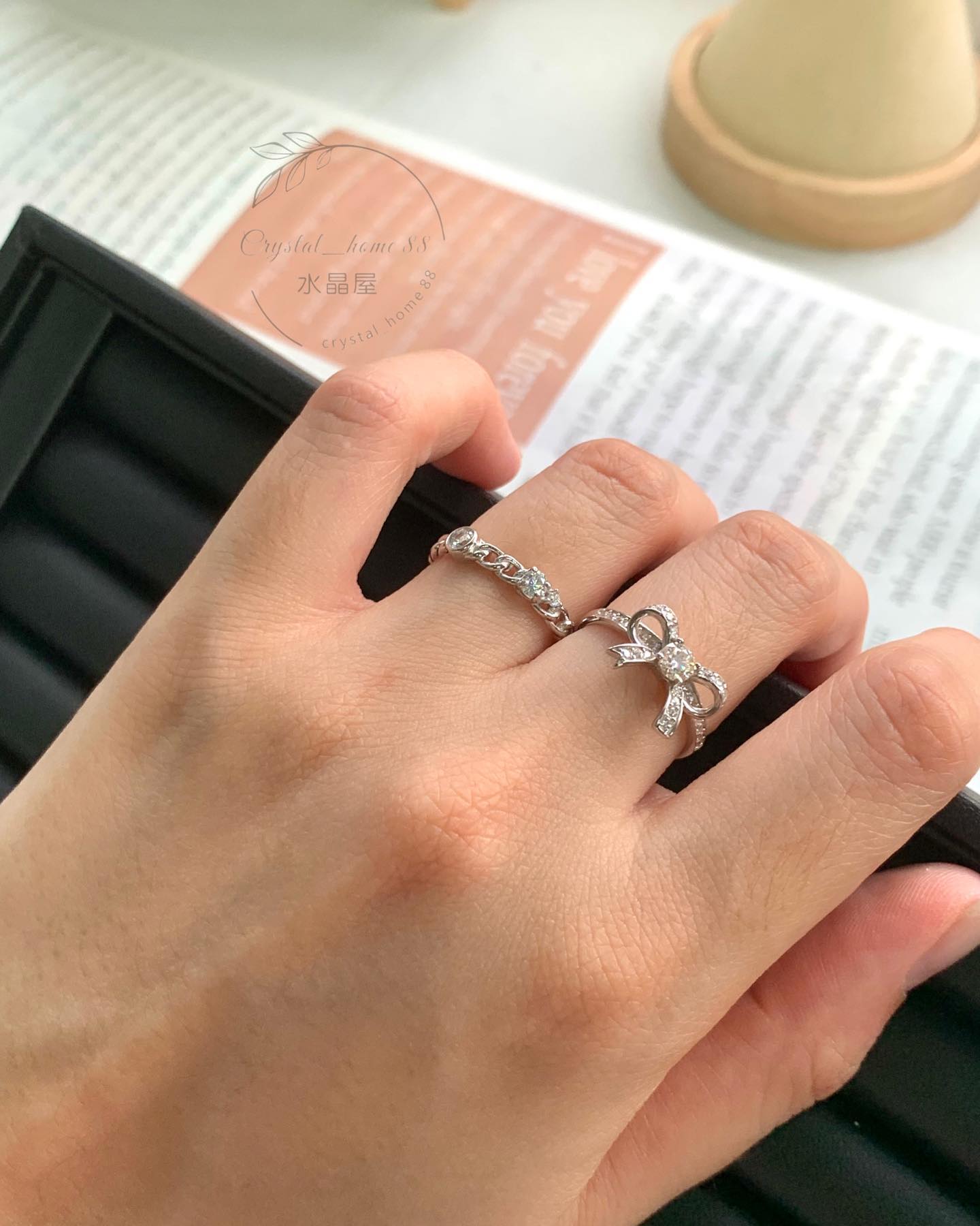 莫桑钻戒指 Moissanite Ring
