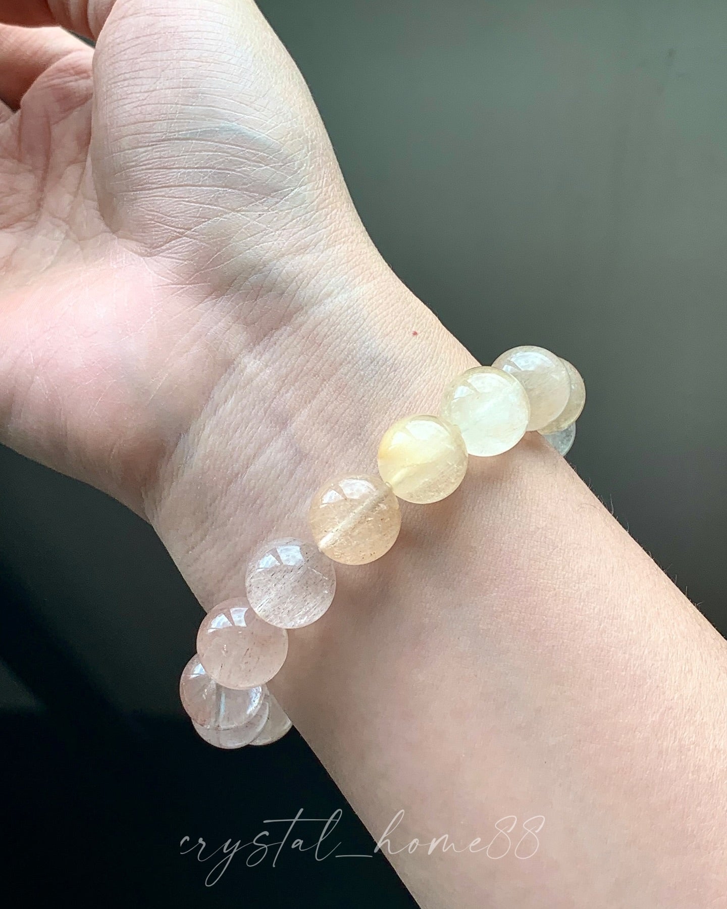 高品渐变兔毛 Rutilated Quartz