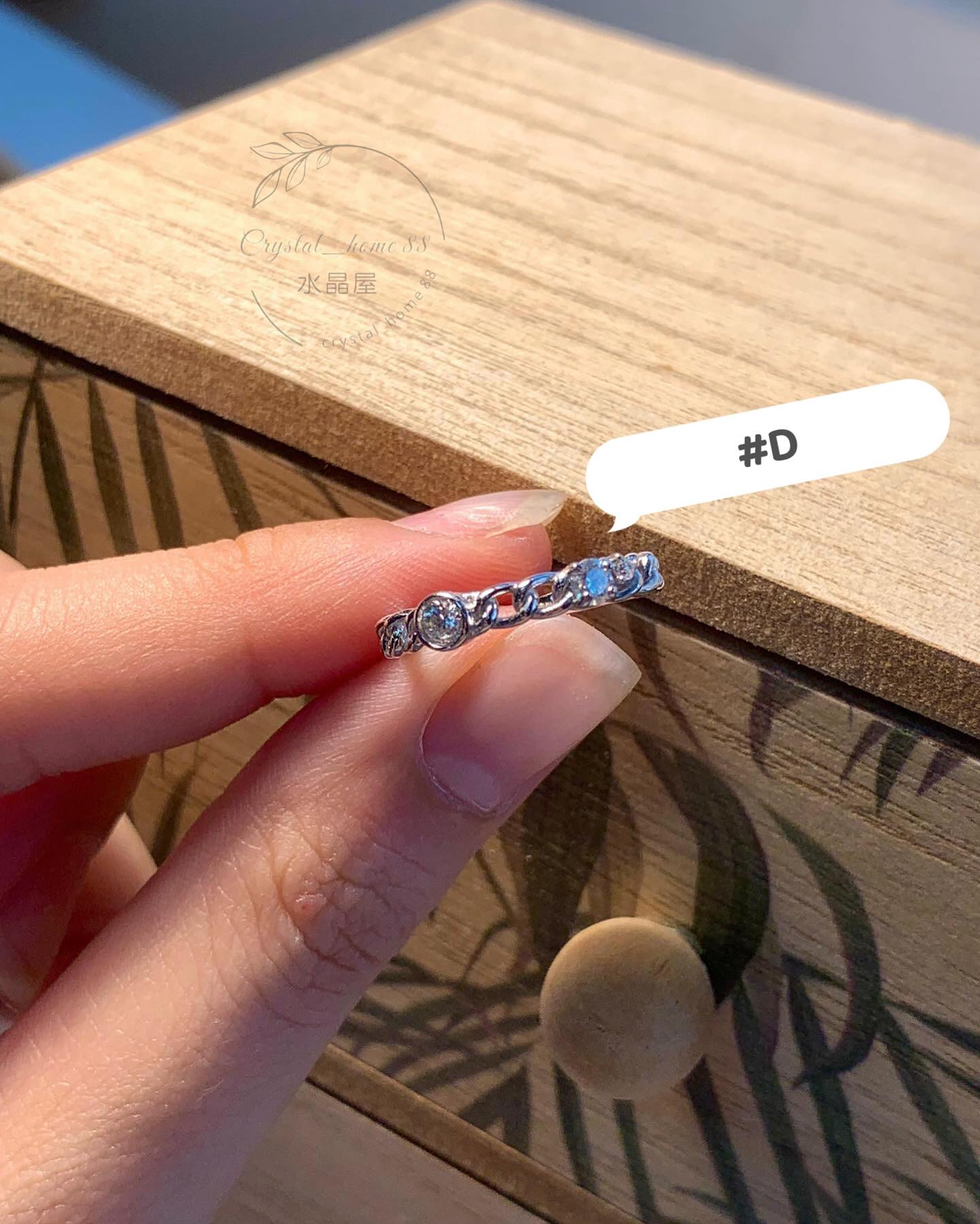 莫桑钻戒指 Moissanite Ring
