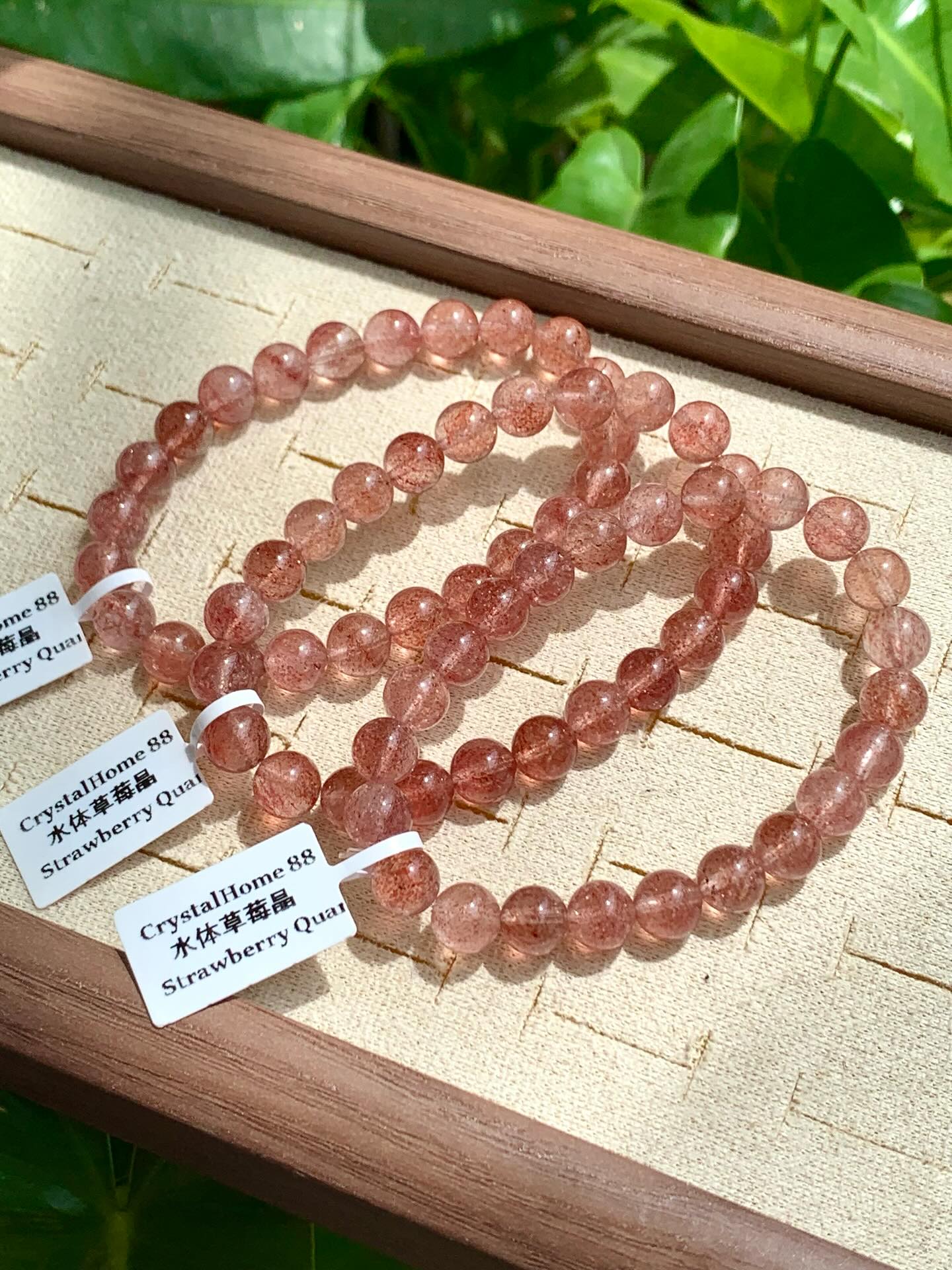 水体草莓晶 Strawberry Quartz(S36)