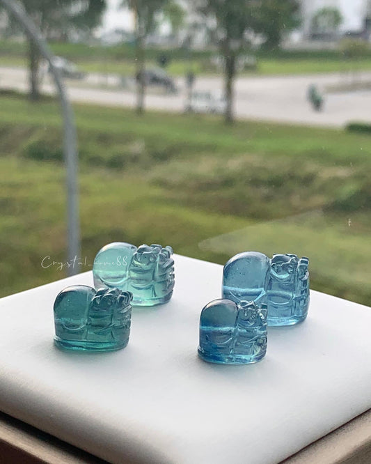 高品魔鬼海蓝宝貔貅 Aquamarine（A19）