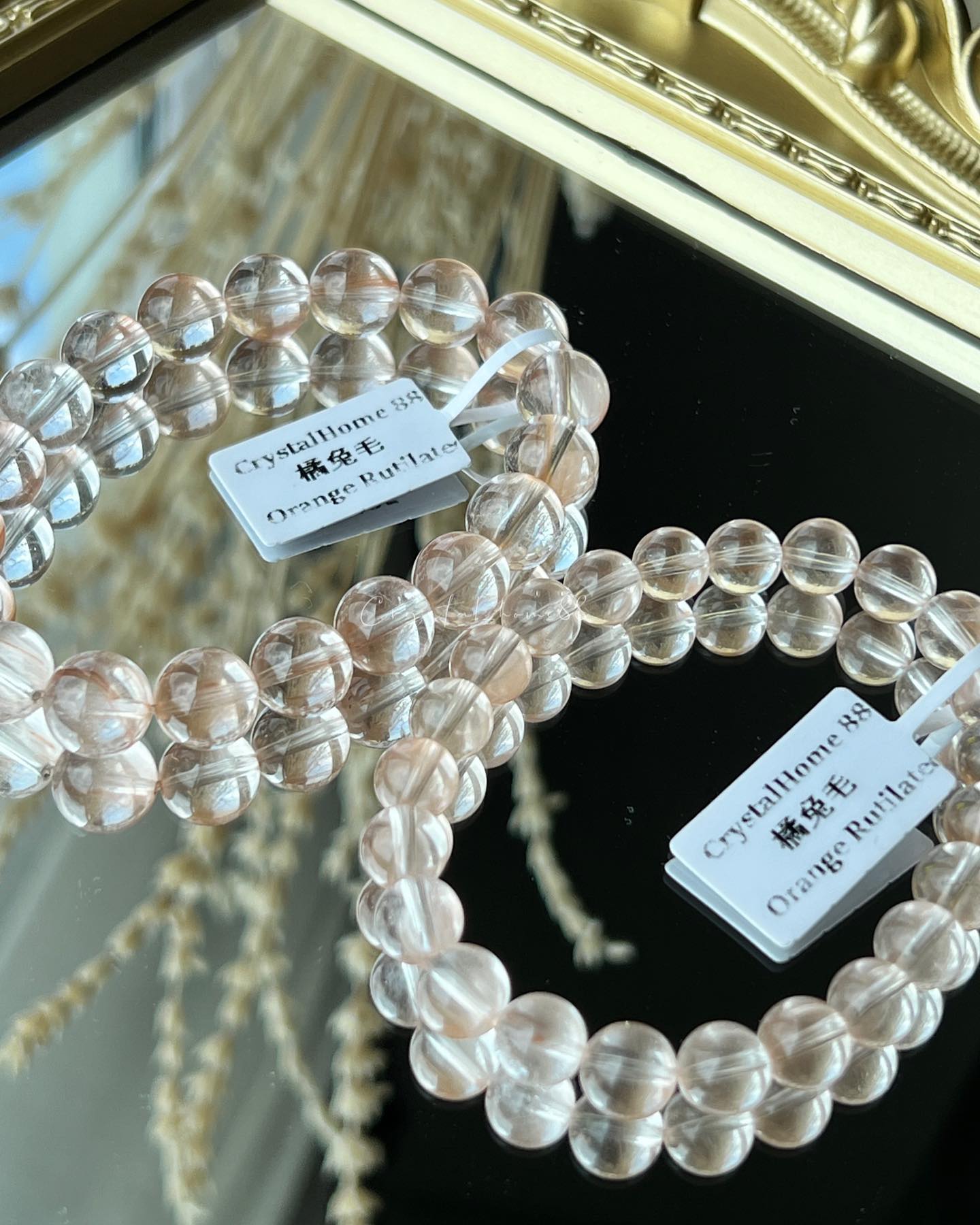 橘兔毛 Rutilated Quartz（R01）