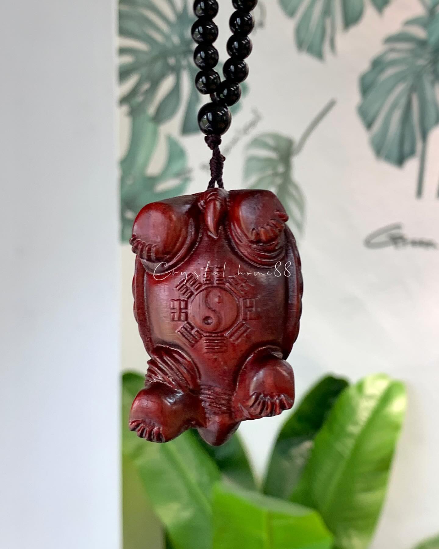紫光檀挂件 African Blackwood