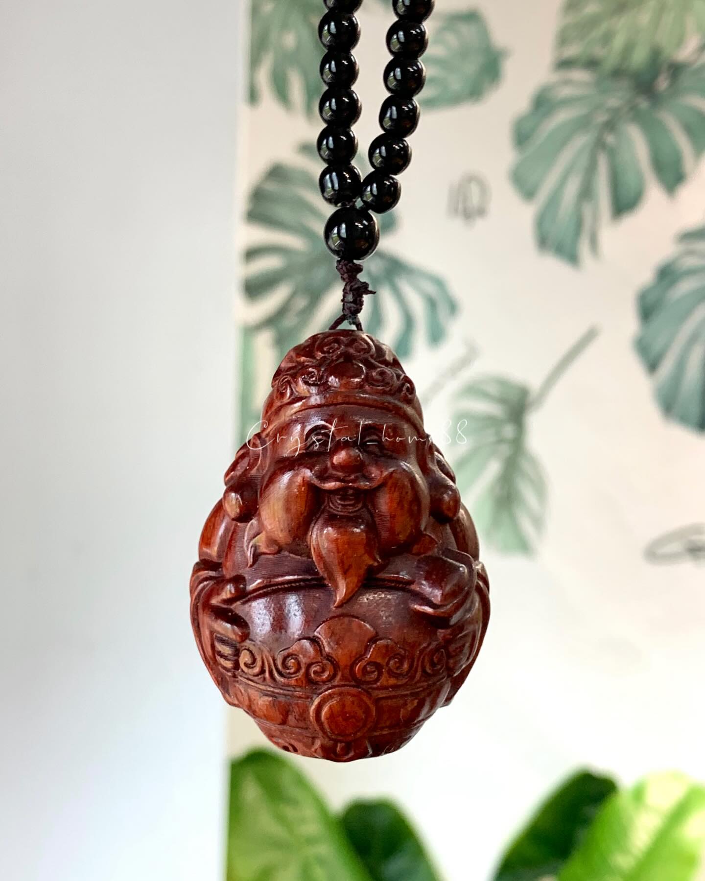紫光檀挂件 African Blackwood