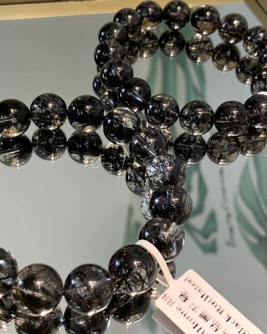 高品黑发晶 Black Rutilated Quartz（B13）