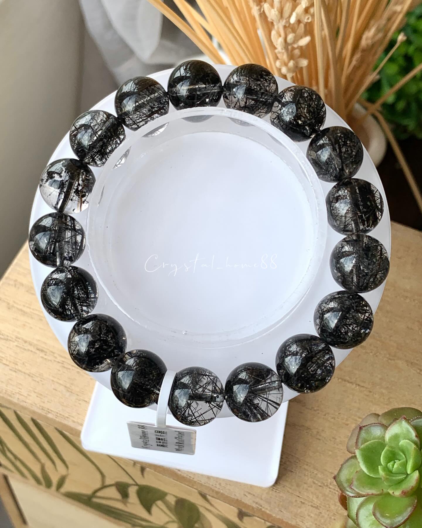 高品黑发晶 Black Rutilated Quartz（B13）