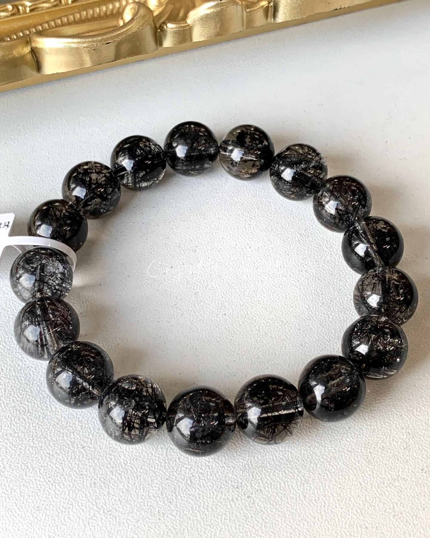 高品黑发晶 Black Rutilated Quartz（B13）