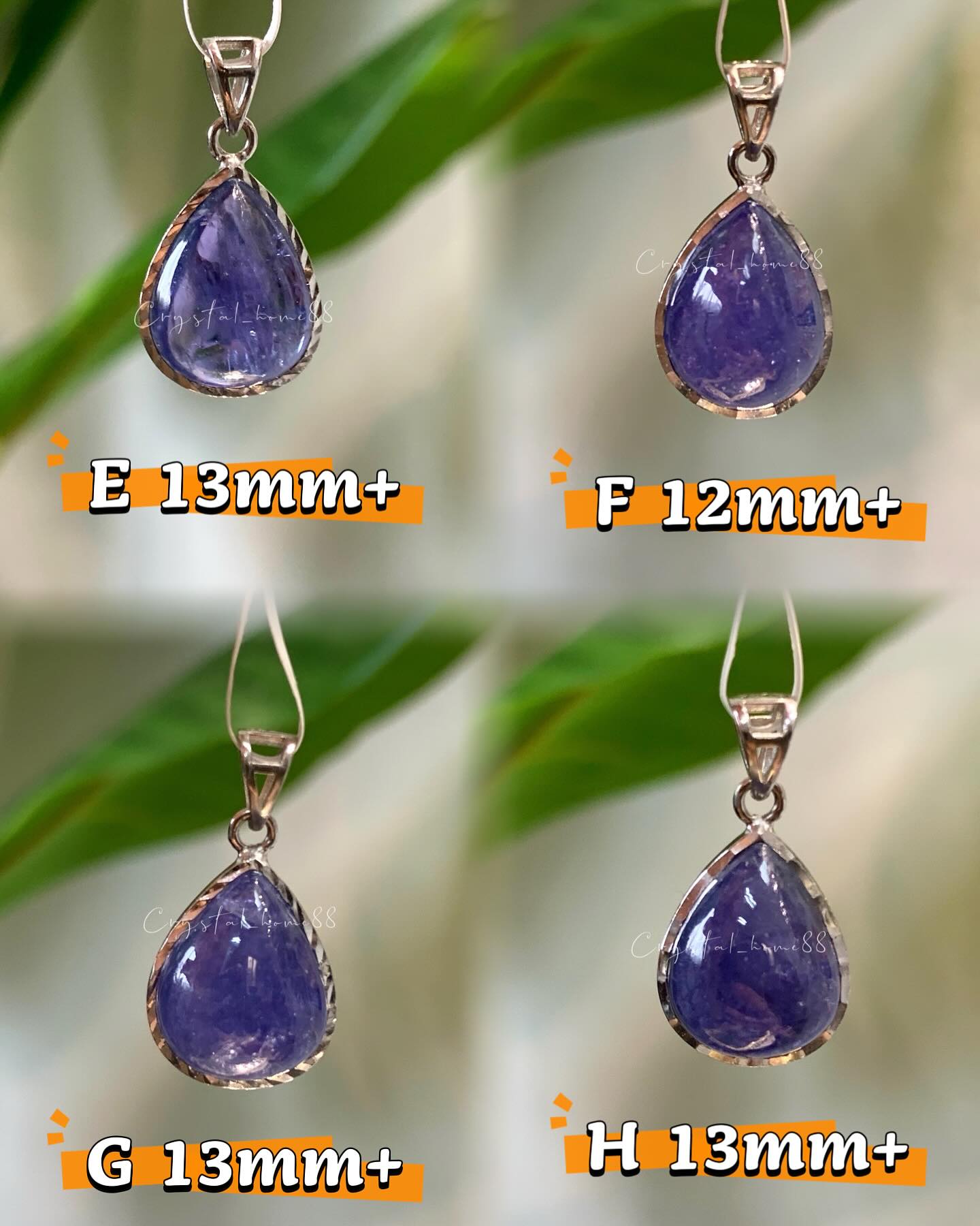 高品坦桑石吊坠 Tanzanite（T08）