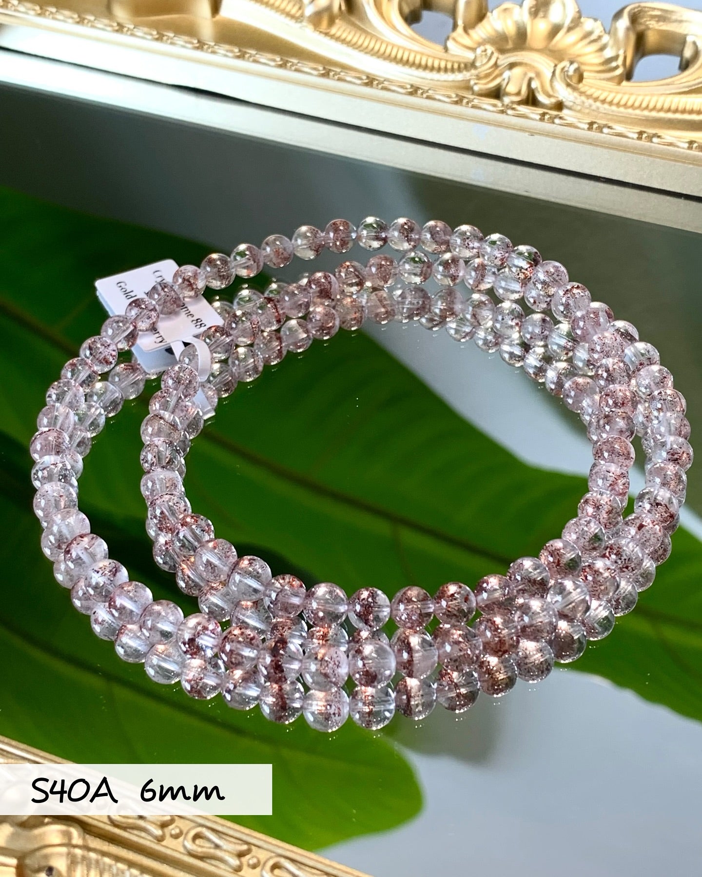 金草莓3圈 Golden Strawberry Quartz
