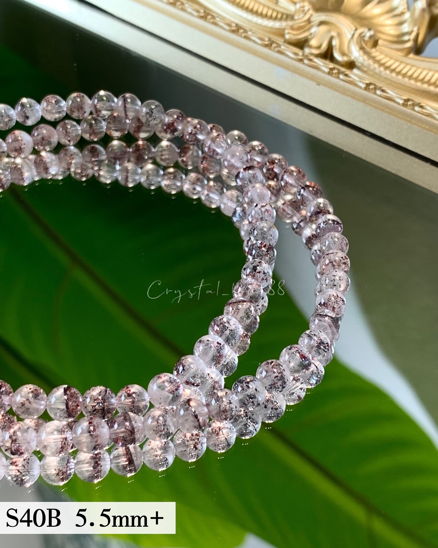 金草莓3圈 Golden Strawberry Quartz