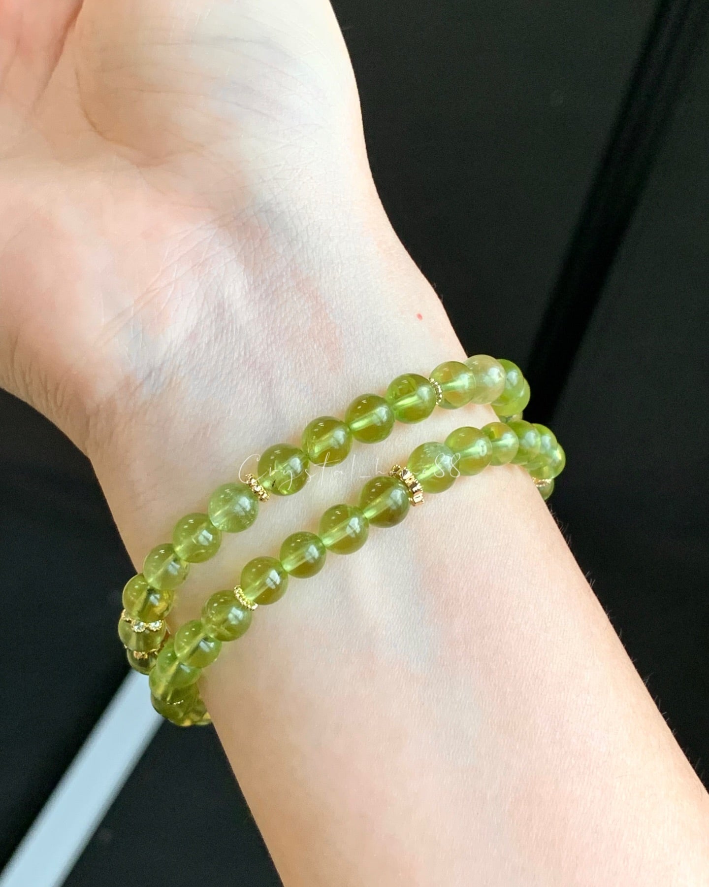 高品橄榄石2圈 Peridot/Olivine（P46）