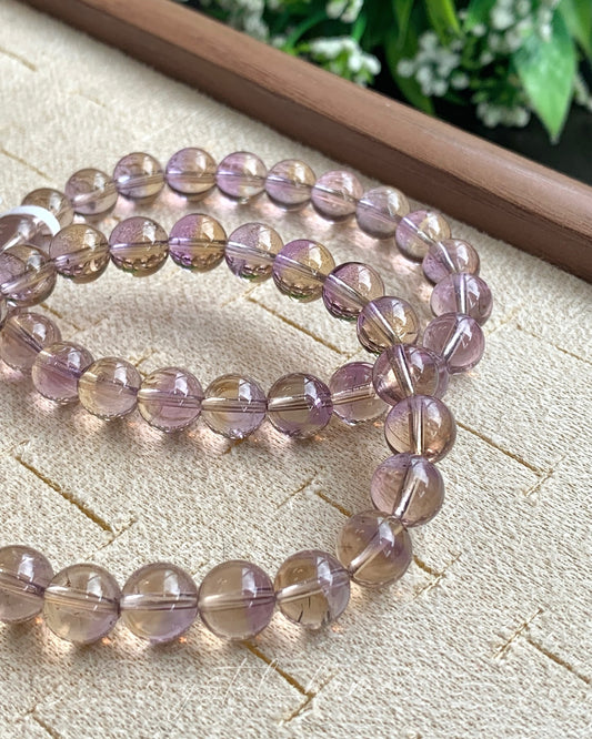 聚宝盆紫黄晶 · 共生矿 Ametrine（A44）