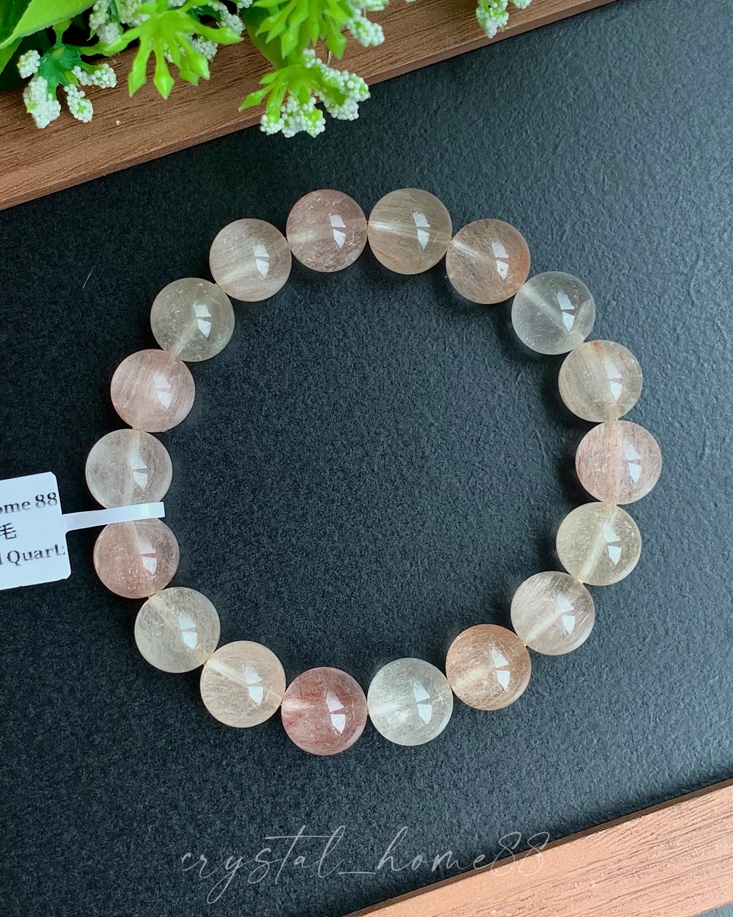 粉兔毛 Rutilated Quartz