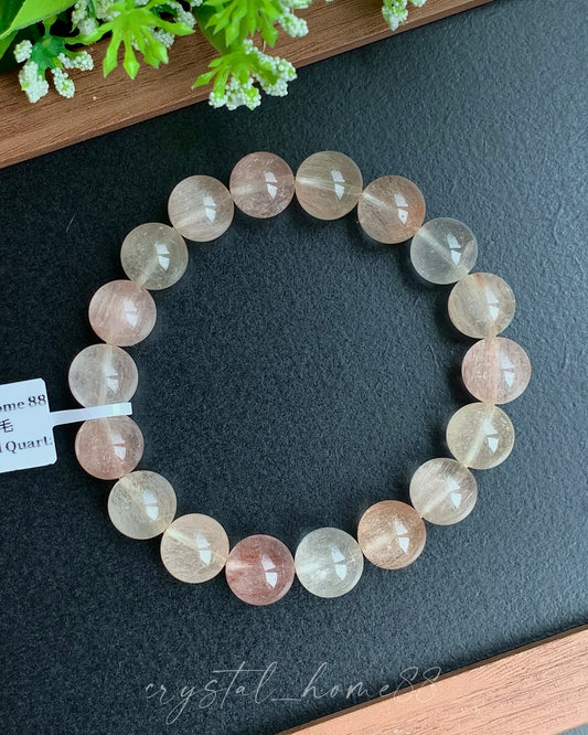 粉兔毛 Rutilated Quartz