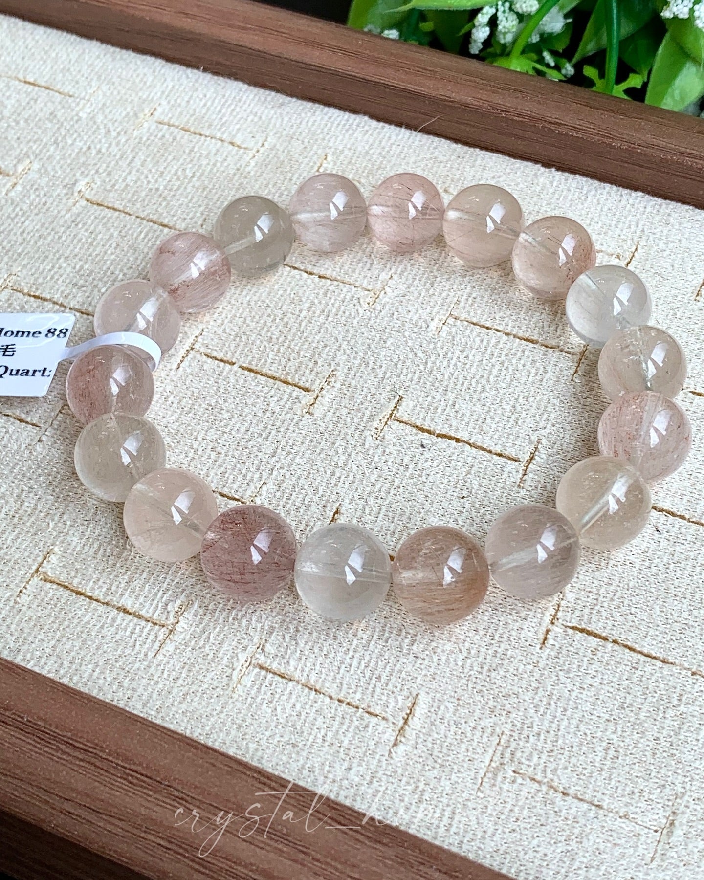 粉兔毛 Rutilated Quartz