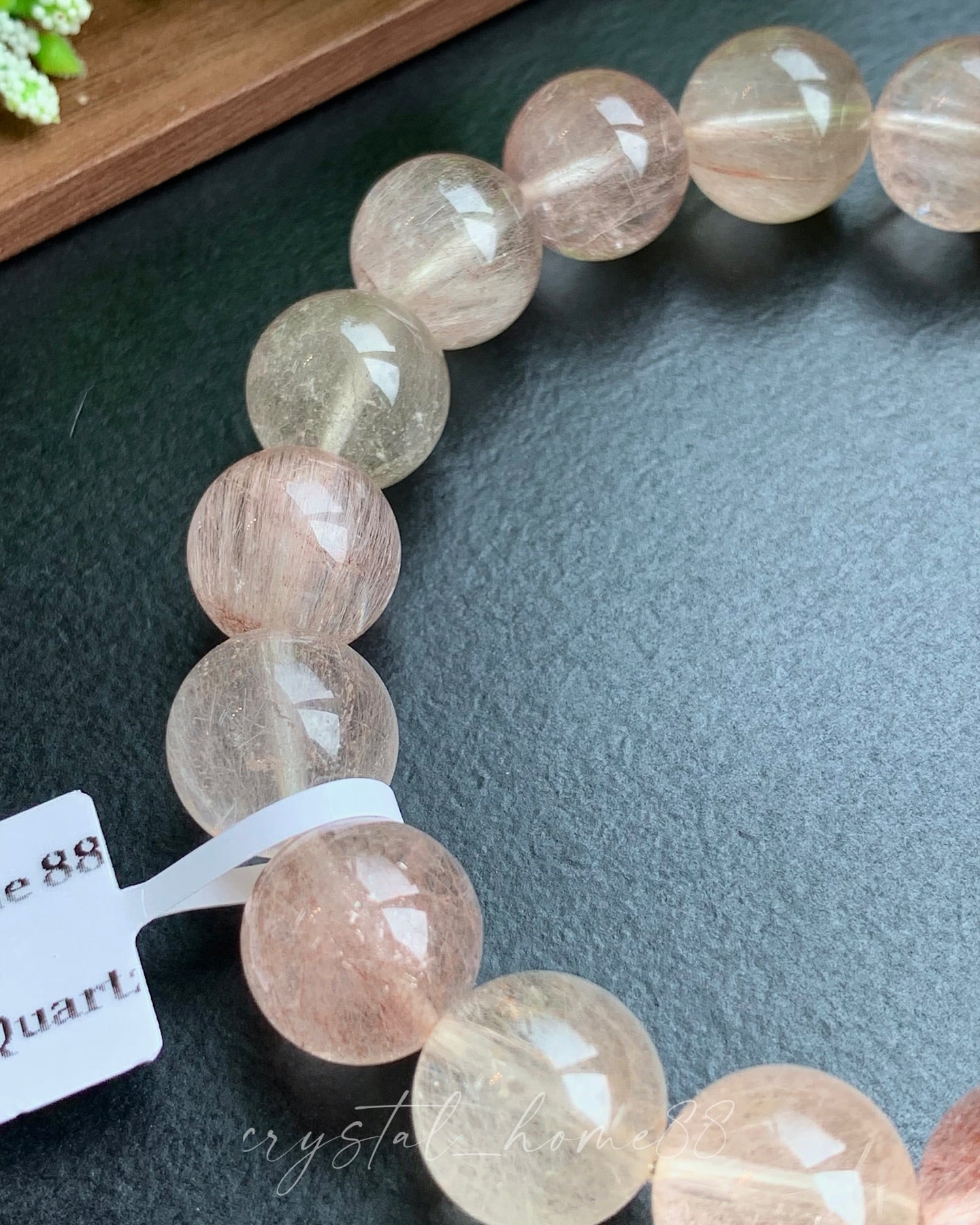 粉兔毛 Rutilated Quartz