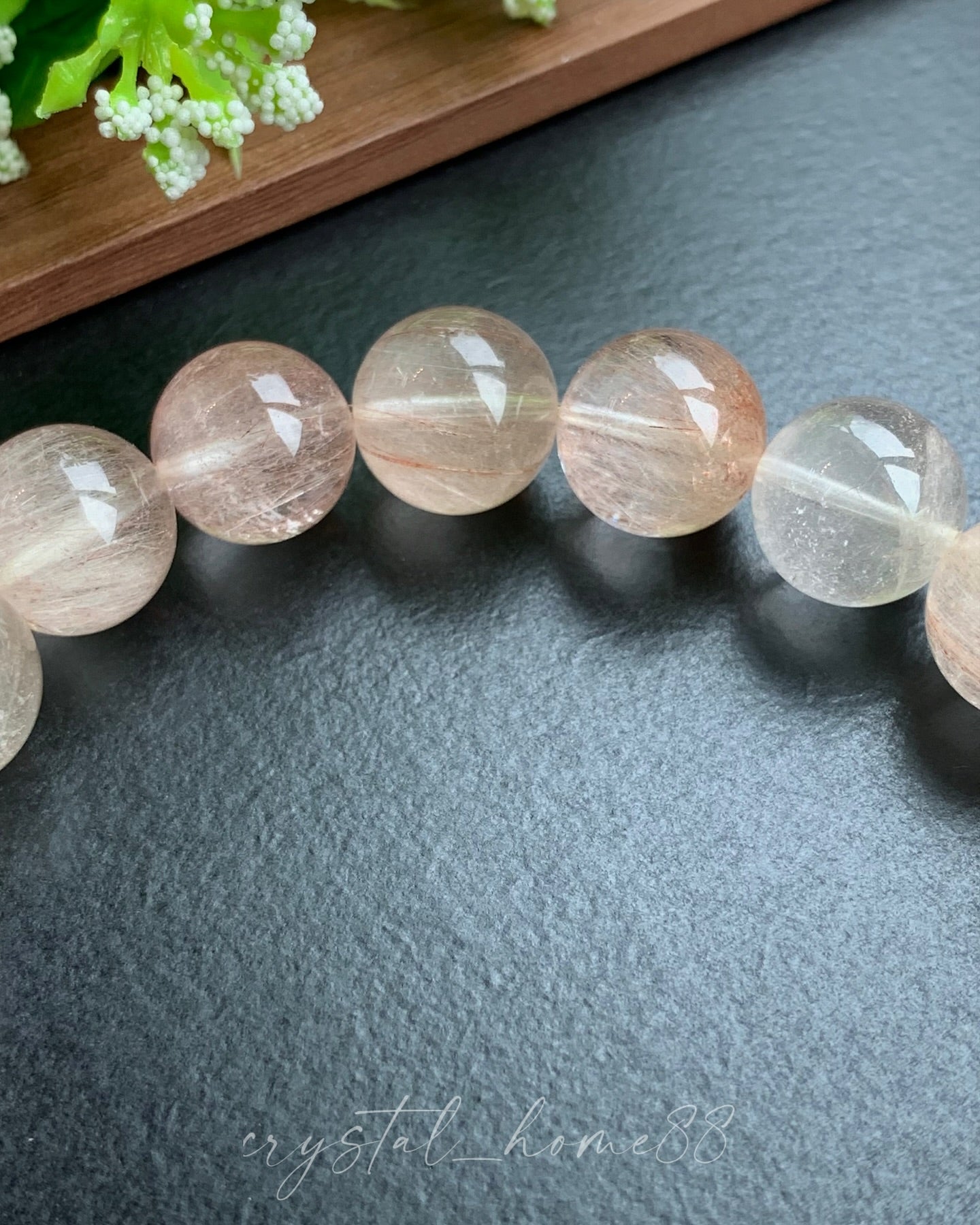 粉兔毛 Rutilated Quartz