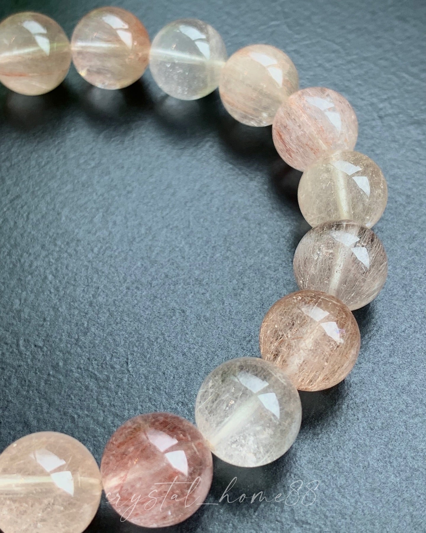 粉兔毛 Rutilated Quartz