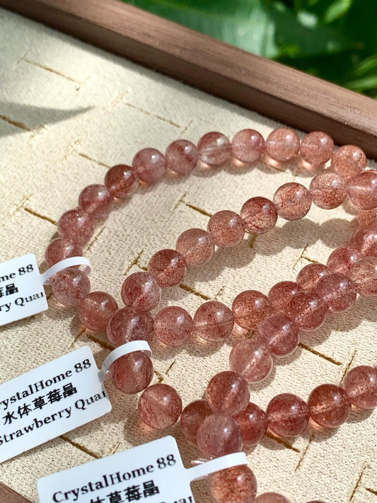 水体草莓晶 Strawberry Quartz（S36）