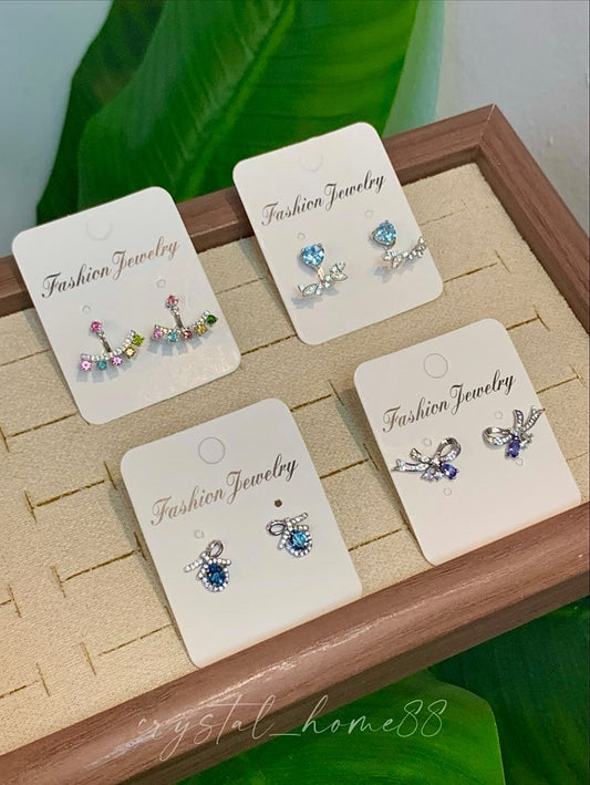 水晶耳钉 Earrings