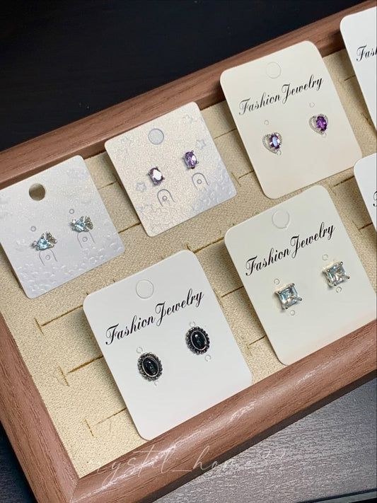水晶耳钉 Earrings