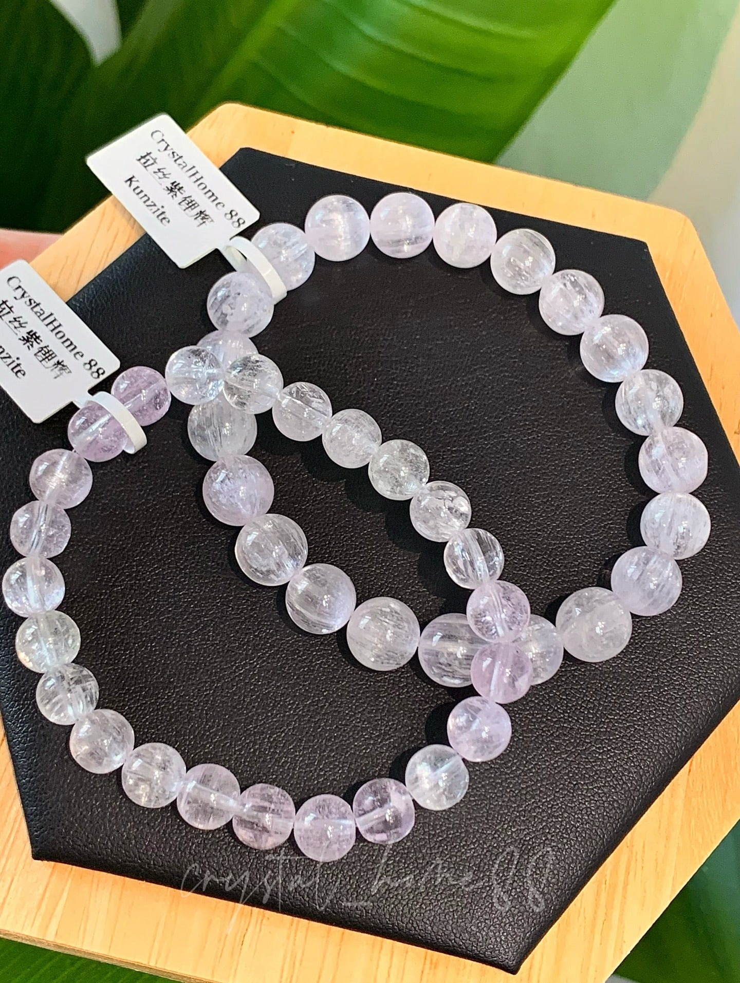 拉丝紫锂辉 Kunzite