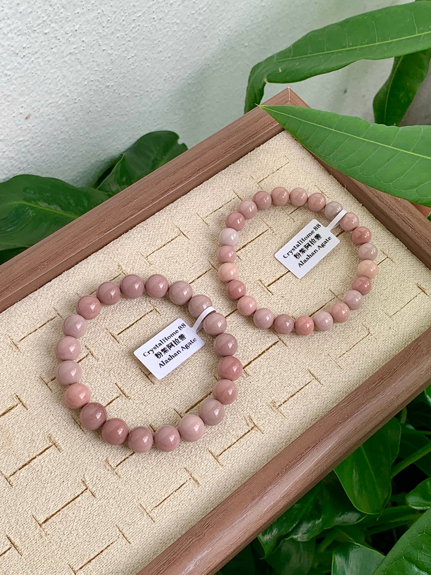 高品粉紫阿拉善 Alashan Agate