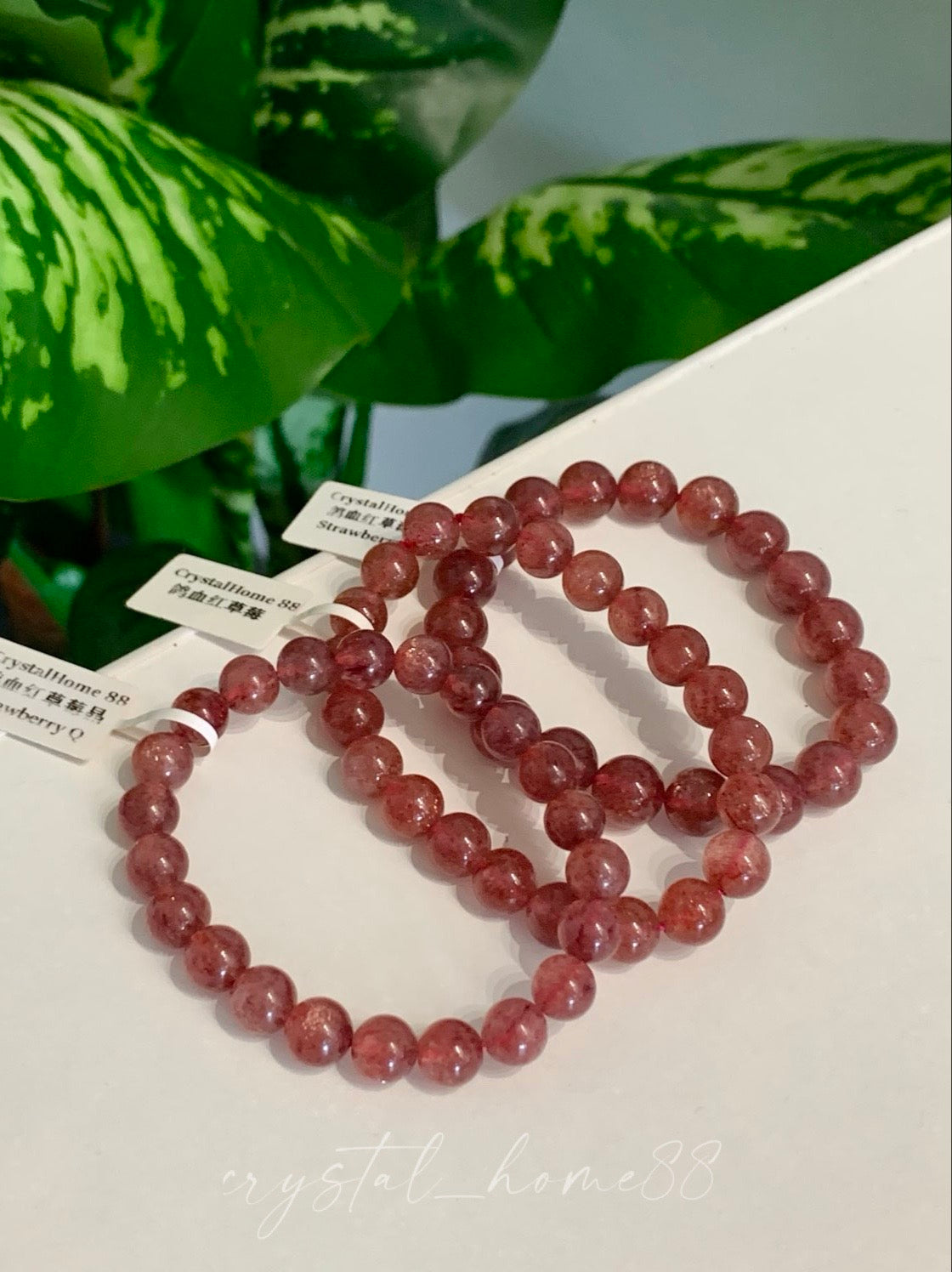 鸽血红草莓晶 Strawberry Quartz（S25）