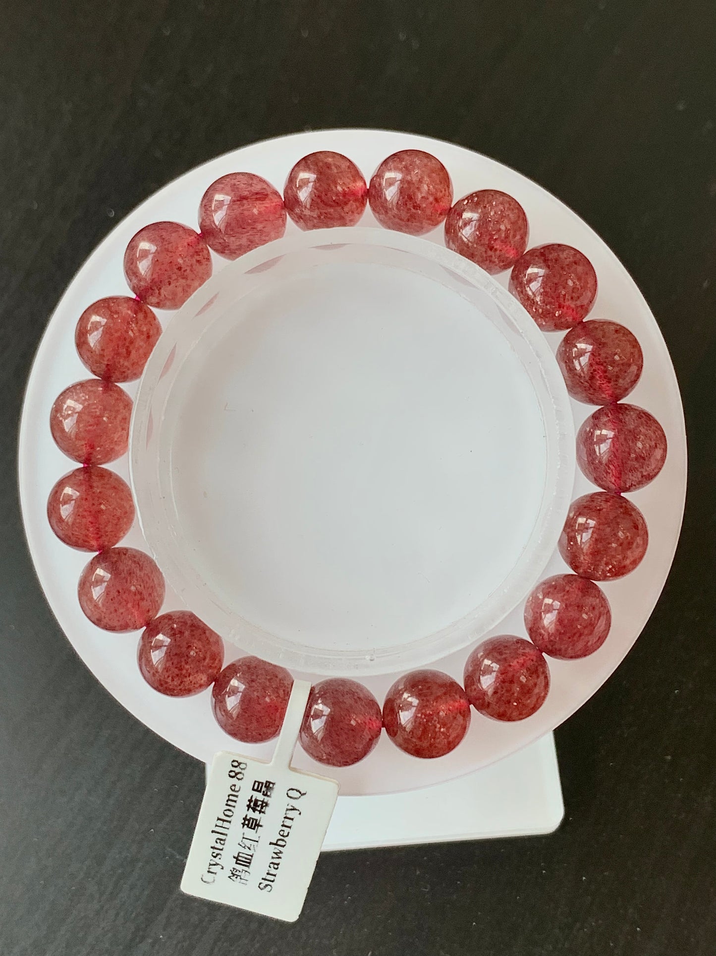 鸽血红草莓晶 Strawberry Quartz（S25）