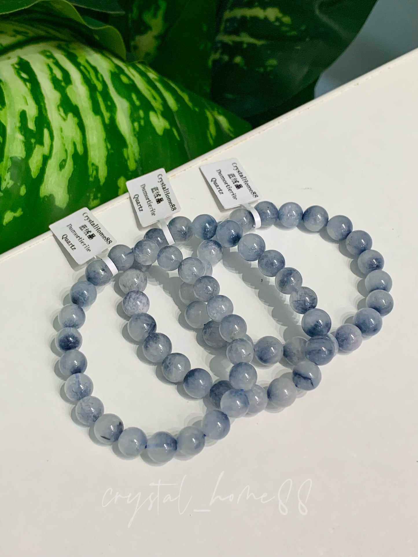 蓝绒晶 Blue Dumortierite Quartz