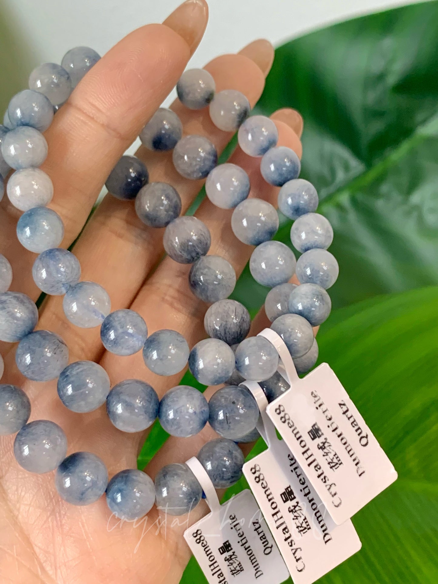 蓝绒晶 Blue Dumortierite Quartz